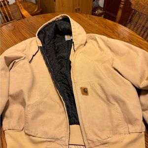 Carhartt winter jacket. Tan size XL